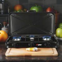 Qbak Cocina a Gas Bombona  Multifuncional para Exteriores con Tres Quemadores - details 2