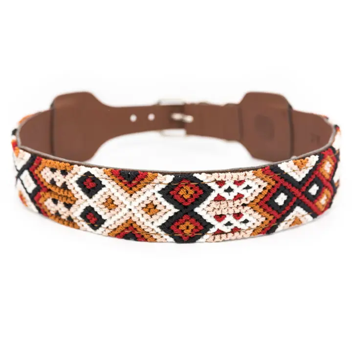 LADRAN GAUCHO - Collar para Perros CHAVO de Cuero Hecho a Mano - Resistente, Ajustable y Artesanal - 1
