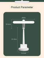 Lámpara De Mesa LED Recargable Plegable Protección Ocular Para Niños Estudiantes Con Batería USB Iluminación De Dormitorio Lámpara De Lectura Contemporánea - details 11