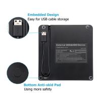 ROUHONG USB3.0 Externo Lector Y Grabador De DVD RW CD Para Portátil PC Compatible Con DVD- RAM Velocidad Máxima De Grabación 24x - details 8