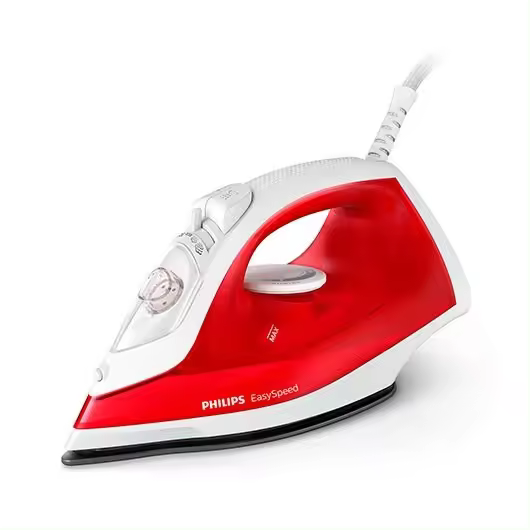 Plancha de vapor philips easyspeed rojo - blanco 2000w - vapor continuo - antiadherente - dep 220ml - antical - 1