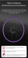 Tubo Interno De Bicicleta Ultraligero OFFBONDAGE 39g 700CC Material TPU Valvula Francesa Accesorio De Neumático Para Vehículo - details 5