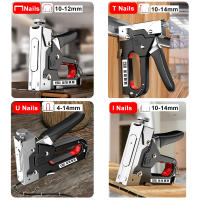 Pistola De Clavos Manual 4 En 1 Para Construcción Y Carpintería Con 600 Clavos Herramienta De Trabajo Con Air Nail En Casa - details 7