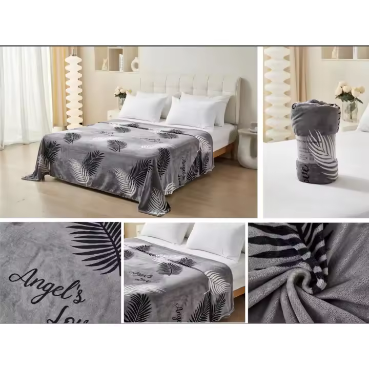 Manta estampada múltiples diseños extrasuave 100% poliéster manta de sófa y cama medidas 130 x 160 cm, 160 x 220 cm y 220 x 240 cm - 1