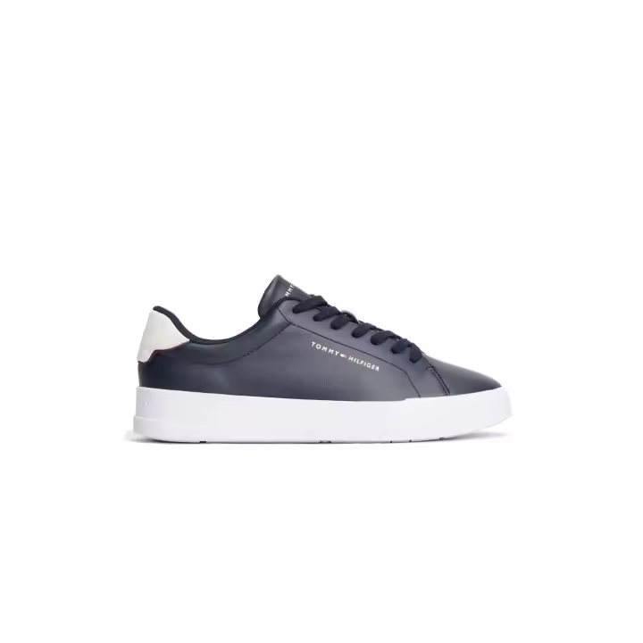 Zapatillas Tommy Court Detail Hombre Azul - 1