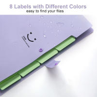 Carpeta De Archivo A4 Multicapa En Colores Azúcar Organizador Grande De Capacidad Estilo Coreano Sencillo Para Oficina Y Material PP - details 12