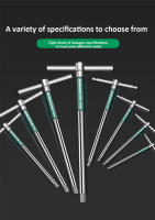 Llave Allen Torx T-shaped Hexagonal 2/2.5/3/3.5/4/4.5/5/6/8/10mm Herramienta Manual Antideslizante De Acero Inoxidable Spanner Extendido - details 10