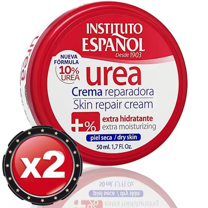 X2 INSTITUTO ESPAÑOL UREA CREMA REPARADORA EXTRA-HIDRATANTE 50ML X2 UNIDADES - 1