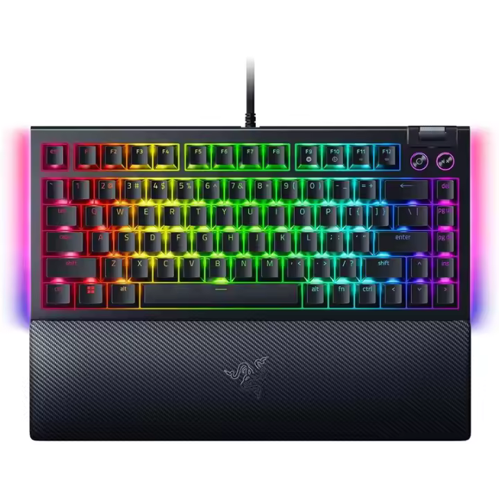 Razer BlackWidow V4 75% Mechanical Gaming Keyboard, Intl. US Layout, Wired, Black Razer - 1