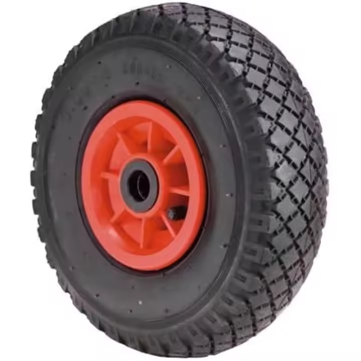 Rueda Neumática para Carretilla, 20 mm, Con Llanta de Plástico, Negro, Keroppa - 1