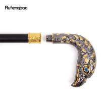 Bastón De Moda Con Cabeza De Águila Dorada Y Negra Elegante Y Decorativo Para Caballeros Cosplay 92cm Con Punta De Goma - details 8