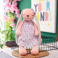 Muñeco De Peluche Conejo Lindo De 45CM/18 Pulgadas Juguete Para Bebés Muñeco De Soothing Conejo Dormido Relleno De Algodón PP Animal De Peluche Para Niños - details 3