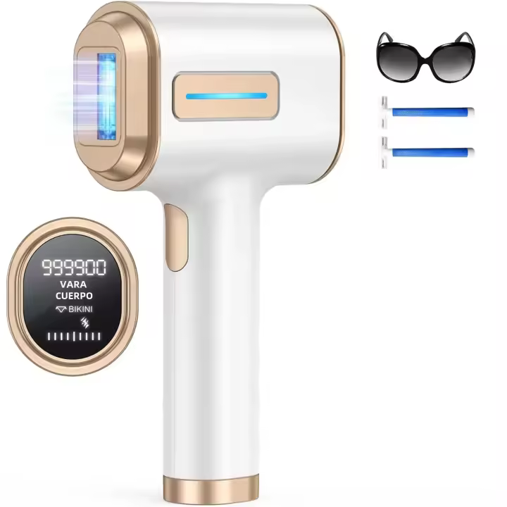 Dispositivo de depilación láser IPL para hombres y mujeres, depiladora permanente indolora, 9 niveles, 999900 Flashes, tratamiento de cuerpo entero en casa - 1