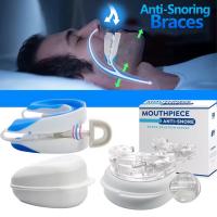 Dispositivo Antisnore Reutilizable Con Caja De Almacenamiento Mascarilla Para Dormir Reducción De Bruxismo Material EVA+PC - details 11