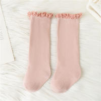 Calcetines Largos De Encaje Para Bebés Y Niñas Suaves Y Cómodos Para Todo El Año Calcetines De Algodón Con Volantes Para Niños Y Niñas De 0 a 5 Años - details 5
