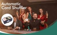 Barajadora de cartas automática, máquina repartidora de cartas a batería, barajadora de cartas de casino eléctrica para UNO, Blackjack, Texas Hold'em, juegos de cartas para el hogar - details 0