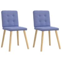 vidaXL Sillas de comedor 2 unidades en color Lino/Marrón oscuro/Negro y más | cómodas modernas ergonómicas para comedor cocina salón hogar - details 10