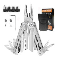 Multiherramienta Camping 30 En 1 Plegable Portátil Mini Para Exteriores Con Cortauñas Y Corte De Hilo Herramienta De Mano Multifuncional De Acero Inoxidable - details 0