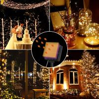 Cadena De Luces Solares De Cobre Impermeable Con 100/50 LED Para Decoración De Jardín Patio Fiesta Luz Fairy Tale Decorativa - details 4
