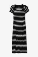 Vestido Bailey deTiffosi. Vestido de canalé en color negro y blanco. Fondo de armario atemporal, ideal para esta temporada - details 5