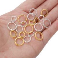 Set De 50 Piezas De Abalorios De Aleación Con Retención De Color Para Manualidades Joyería DIY Anillo De Agujero Doble Y Bola De Hilo Para Bolsos - details 2