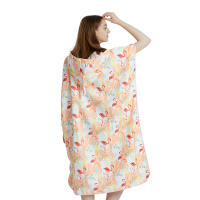 Poncho Toalla Rápida De Secado Microfibra Para Playa Y Natación Robe De Baño Para Adultos Con Capucha Toalla De Natación - details 6