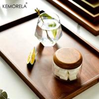 1PCS Cajita De Almacenamiento Rectangular De Madera Retro Para Comida Y Té En Hotel Servicio De Mesa Ecológico Japones Estilo - details 5