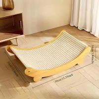 Juguete Para Gatos U-Shaped Tablero De Rasguñar Resistentes Al Desgaste Y Al Rasguño Asiento De Descanso Para Gatos Material De Madera - details 9