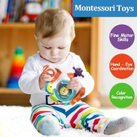 Juguetes Montessori Sensoriales para Niños de 1 A 3 años: Actividades de viaje, tablero de Actividades, regalos educativos para niños y niñas, Avión, Coche, Cubo Mágico - details 0