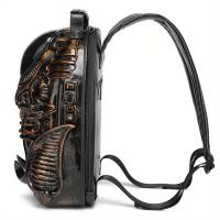 Mochila Creativa Y Única Diseño De Personalidad Cyberpunk Hombro Para Hombres Y Mujeres Material PVC Con Lining De Poliéster - details 8