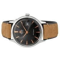 Reloj automático hombre Orient Bambino TAC08003A 42mm 30m WR correa de cuero - details 1