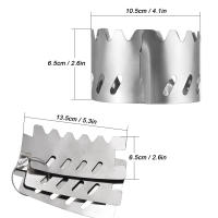 TOMSHOO Estufa Portátil De Aleación De Aluminio Mini Para Camping Y Senderismo Con Tapa Para Cocinar a Gasolina - details 4