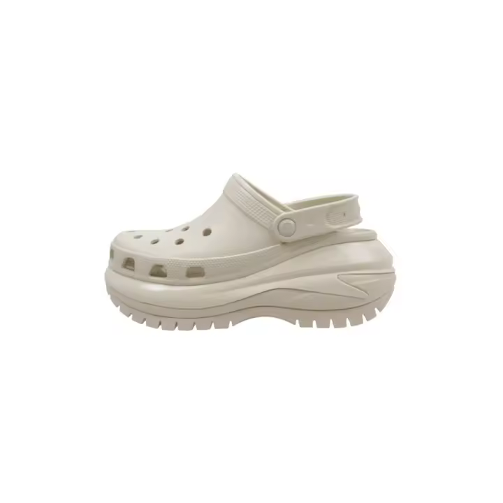 Crocs CLASSIC MEGA CRUSH CLOG Zueco Plataforma Mujer Blanco - 1