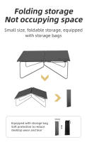 Mesa De Camping Compacta Y Portátil WESTTUNE Ultraligera Plegable De Aleación De Aluminio Para Acampar Y Senderismo - details 7