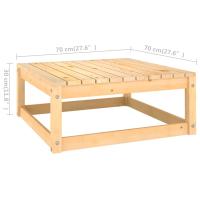 vidaXL Juego de salón de jardín 4 piezas madera maciza de pino - details 6
