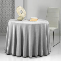 Mora - Paño Camilla Manta Terciopelo Redondo Invierno Luxury Premium Tacto Super Suave 4 Colores: Beige, Canela, Gris Perla, Gris Humo - details 1