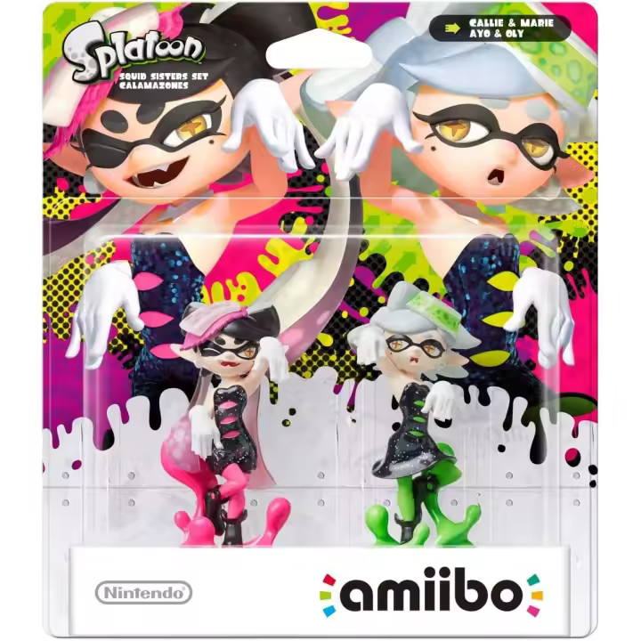 Amiibo Splatoon Mar y Tina - Nintendo - Nuevo Precintado - 1