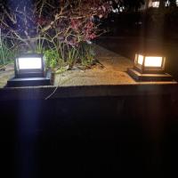 Lámpara De Valla LED Impermeable Con Panel Solar Para Jardín Y Calle Iluminación De Paisaje Solar Autónoma Post Cap Pilares Nuevo - details 12