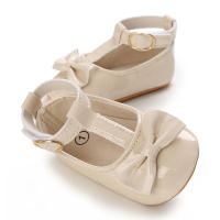 Zapatos De Princesa Para Bebé Niña En Lace Blanca Mocasines Con Lazo Y Borde Antideslizante De Goma Primera Calzado Para Caminar - details 63