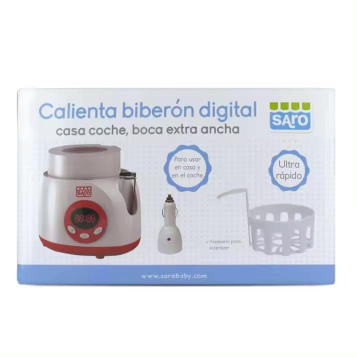 Calienta Biberones Saro Baby 400W | Boca Ancha | Esterilizador | Accesorios para la Salud - 1