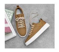 Zapatos De Patinaje Para Hombre Bajo Corte De Lona Zapatillas De Lona Planas Zapatillas De Skate Moda Plataforma Zapatillas De Encaje Para Hombre - details 14
