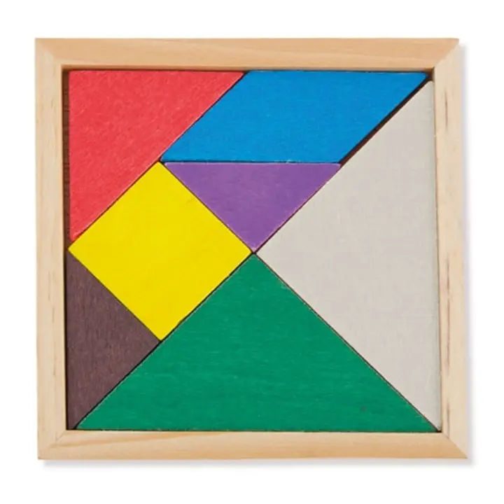 Lote 25 Puzzle Tangram para Desarrollo Mental, Rompecabezas de lógica, Juguetes educativos para niños. con envío incluido - 1