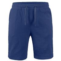 Shorts De Playa Para Hombre Verano Transpirables De Color Sólido Con Cintura Elástica Y Cierre De Cordón Pesas Ligeros Para Correr - details 13