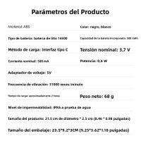 Cepillo De Dientes Eléctrico Con 6 Modos De Limpieza Profunda Eliminación De Calcafores Blanqueamiento De Dientes Limpiador De Placa Eliminador De Manchas De Café Y Tartar Para Cuidado Oral - details 12