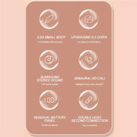 Mini Inalámbricos Cabezo Invisibles TWS Bluetooth 5.3 Auriculares Estéreo HIFI Reducción De Ruido Para iPhone Xiaomi - details 8
