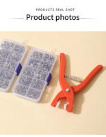 Herramienta De Tijeras + 50/100 Conjunto De Botones De Metal Para Ropa Herramienta De Costura Con Botones De Cierre De Snap Vacíos Y Sólidos Para Manualidades DIY - details 9