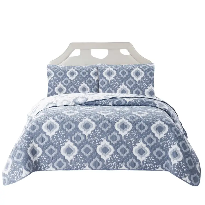 Novotextil Colcha Fina Primavera/Verano Tela Jacquard Camas 90 180 Ligera Suave Tejido Interior 100% Algodón Exterior Poliéster Ideal Climas Cálidos Diseño Elegante Moderno Proporciona Confort Frescura Perfecta Dormitorios de Todos los Tamaños Resistente - 1