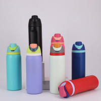 Termo Doble Capa De Acero Inoxidable 24/32oz Con Manija Termo Aislado Espacial Kettle Taza Deportiva Botella De Agua Tumbler - details 31