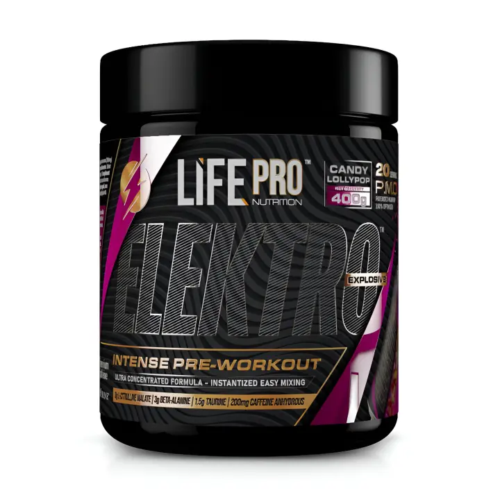 Life Pro Nutrition Elektro 400g – Preentrenamiento Sin Estimulantes para Potenciar tu Energía y Resistencia - 1