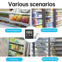 Termómetro Digital LCD Para Congelador Y Nevera Rango De Temperatura -50~110 Grados Mini Termómetro Para Nevera Y Refrigerador - details 9